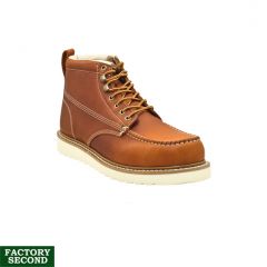 Golden Fox 6" Moc Toe Wedge Work Boot - Factory 2nds (Final Sale)