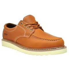 Mens Moc Toe Oxford Work Shoe