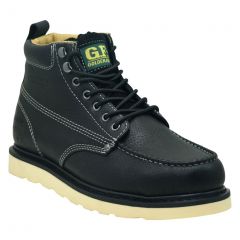 Golden Fox 6" Moc Steel Toe Work Boots (Rubber) (FINAL SALE)