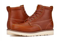 Golden Fox Work Boots 6" Men's Moc Toe Wedge Boot