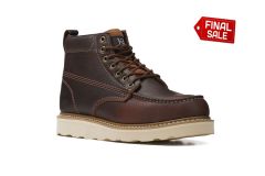 King Rocks 6" Casual Burgundy Moc Toe Boots - Ver. RB (FINAL SALE)