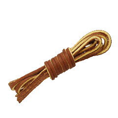72" Brun Full Grain Leather Laces 1/8 Wide