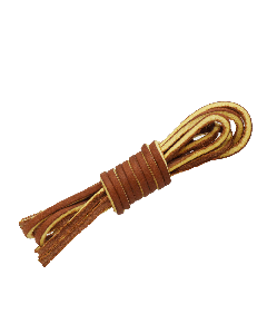 36" Brun Full Grain Leather Laces 1/8 Wide