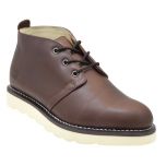 Mens Heritage Chukka Work Boot Brown Leather