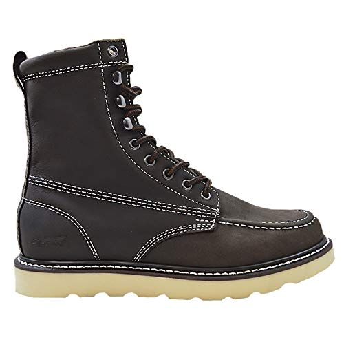 Men s Classic 8 Moc Toe Work Boots Oil Tanned Leather Golden Fox USA