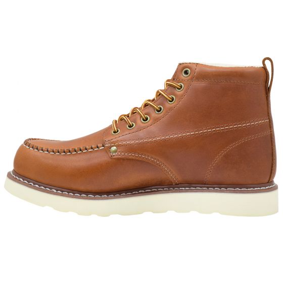 Men s 621M Moc Toe Wedge Pro Work Boots Golden Fox USA