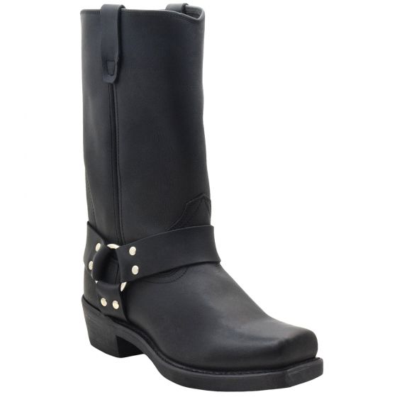 1211 Motorcycle Biker Boots Black 