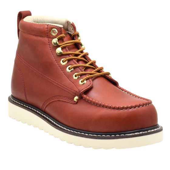 Golden Fox 6 Moc Toe Wedge Work Boots