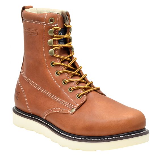 Tanned deals work boots