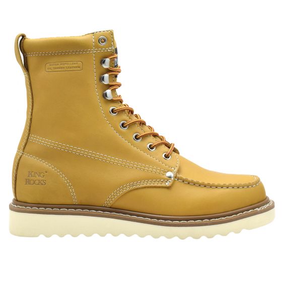 light tan work boots